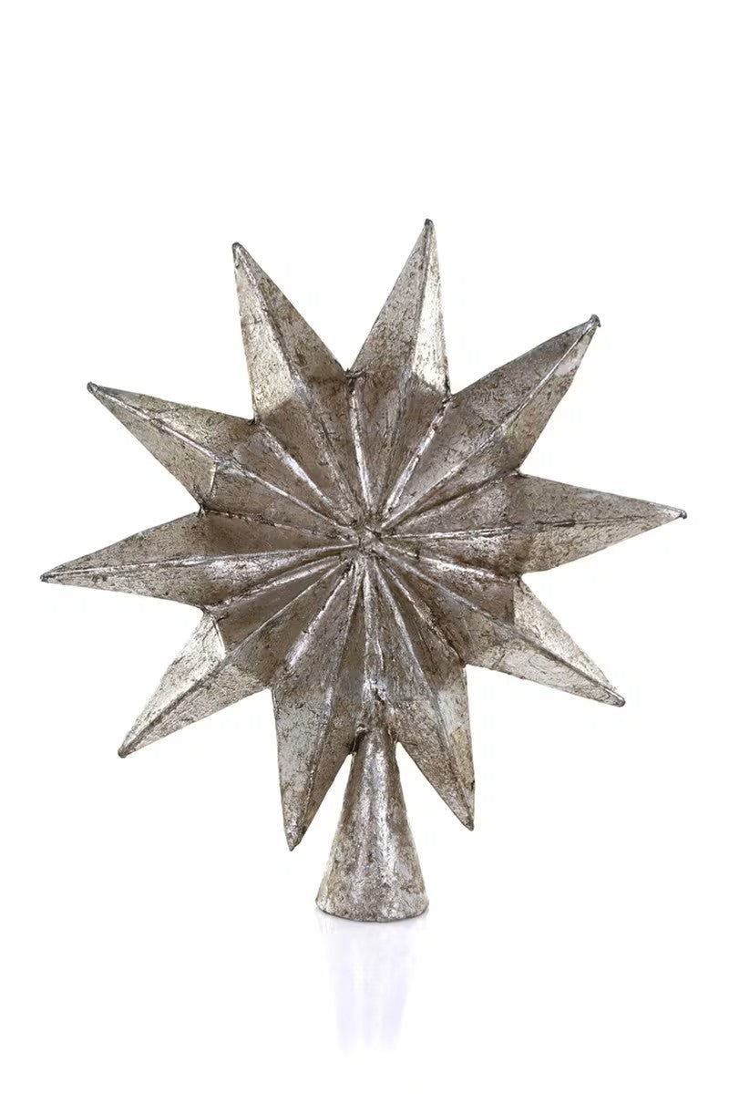 Antique Silver Star Tree Topper – Details Lancaster