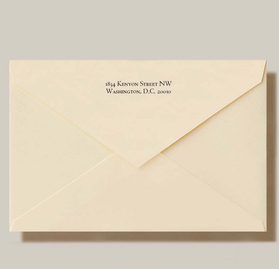 Ecru 4x6 Plain Envelope Set/25