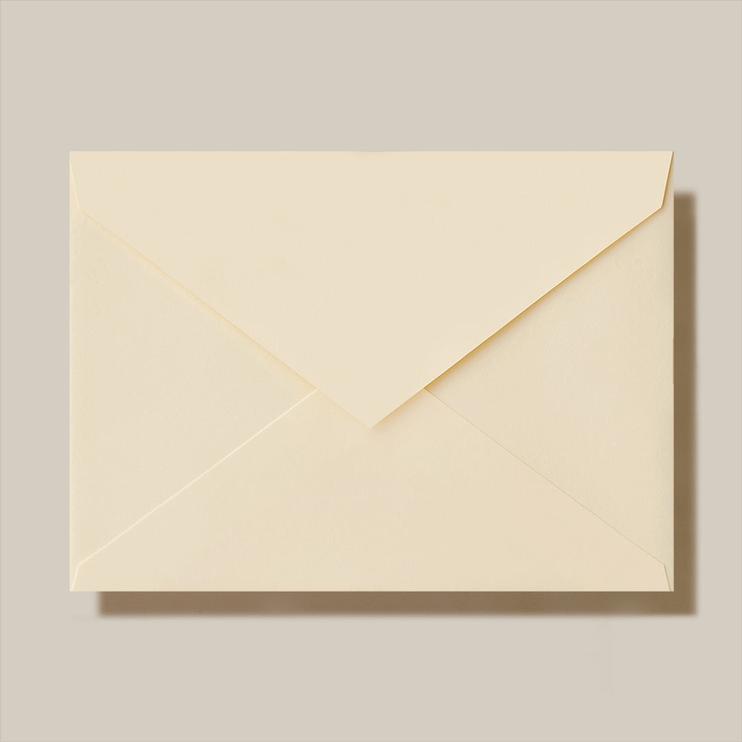 Ecru 4x6 Plain Envelope Set/25