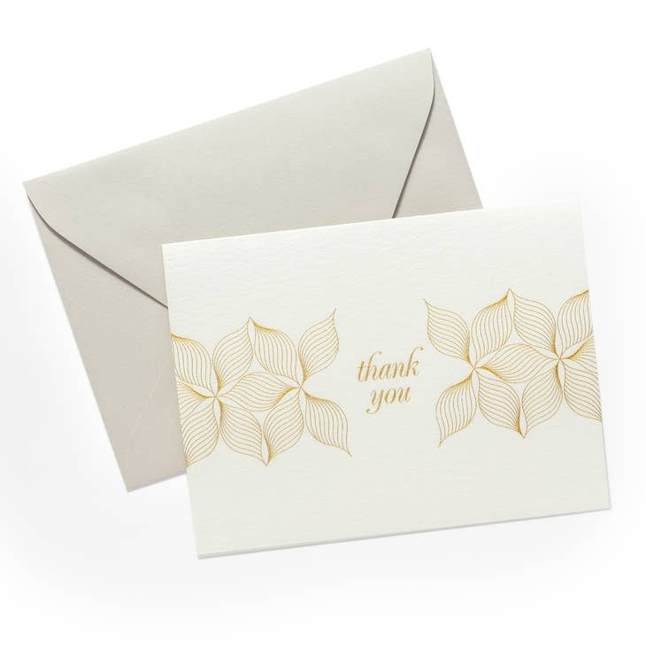 Engraved Star Thank You Note Set