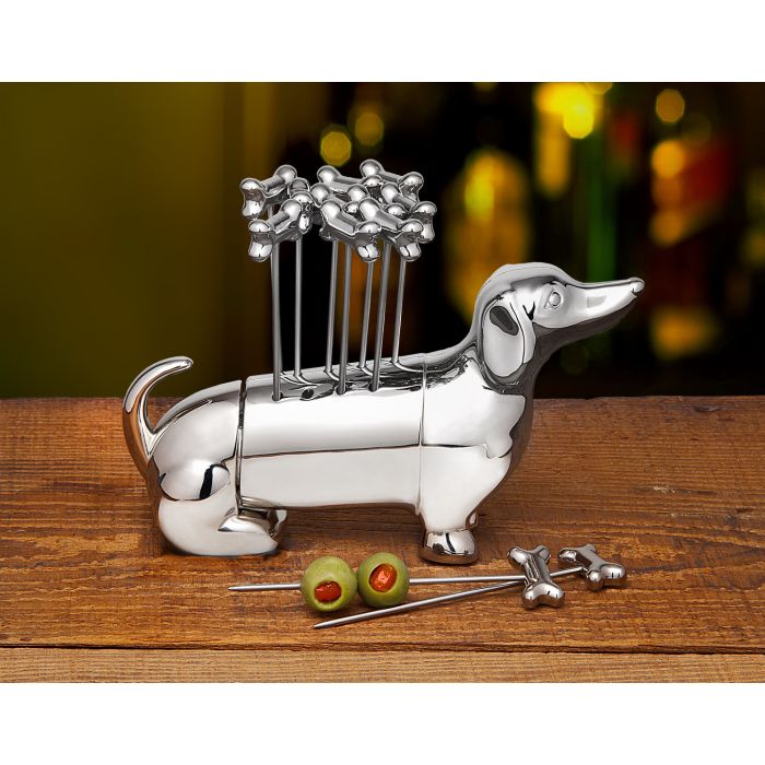 WINE BOTTLE HOLDER, DOG, DACHSHUND