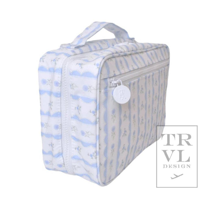 Blue Floral Toiletry Bag