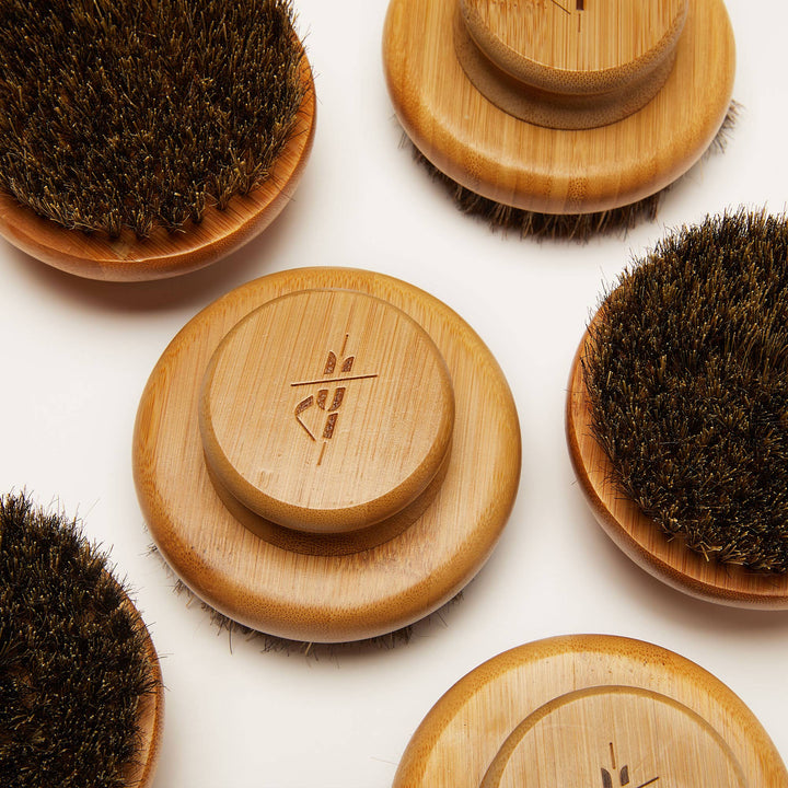 Wood Handled Dry Brush