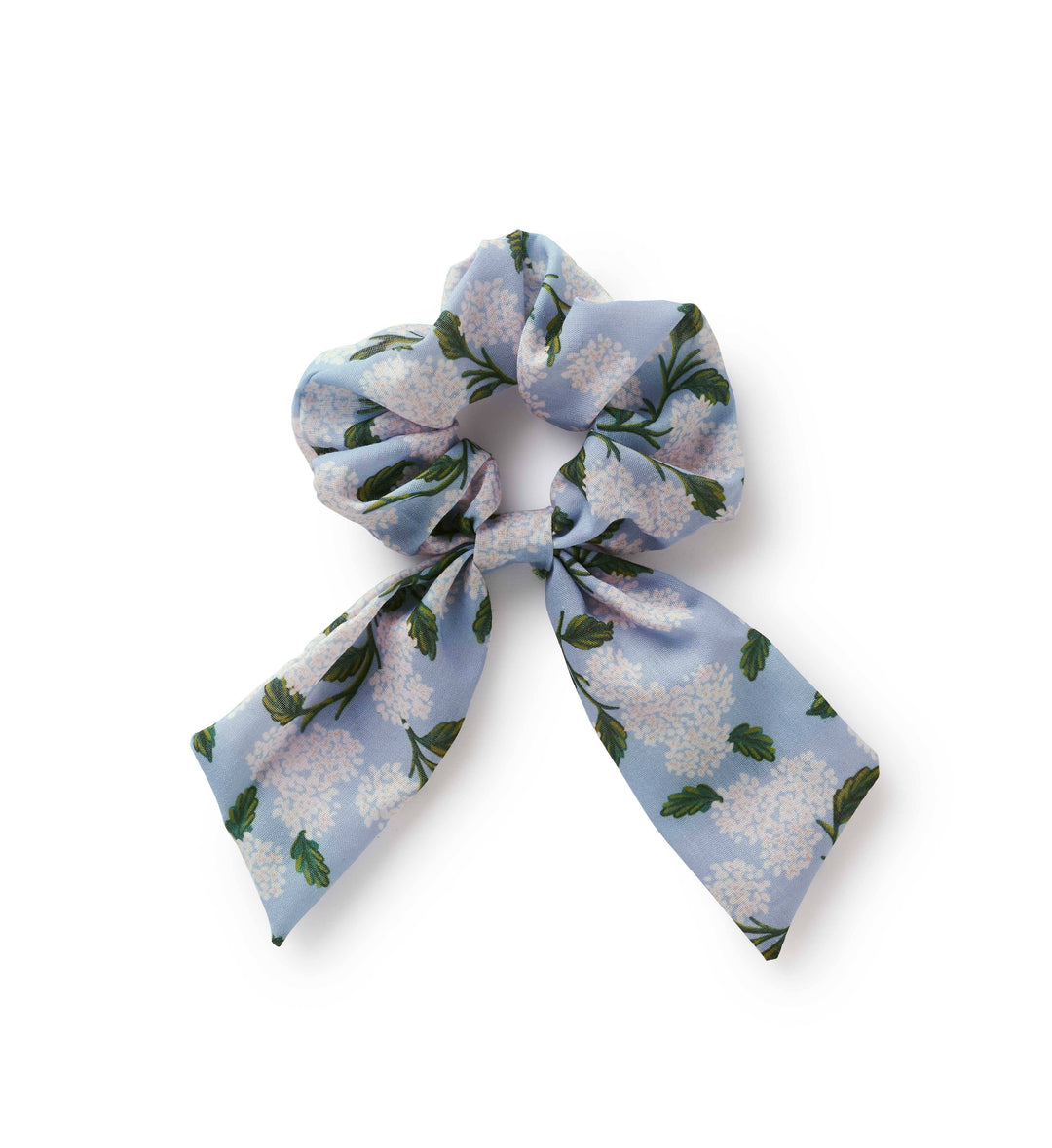 Blue Hydrangea Scrunchie