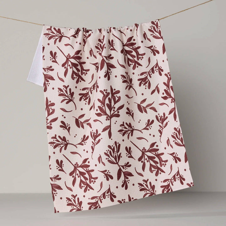 Holly Folly Tea Towel