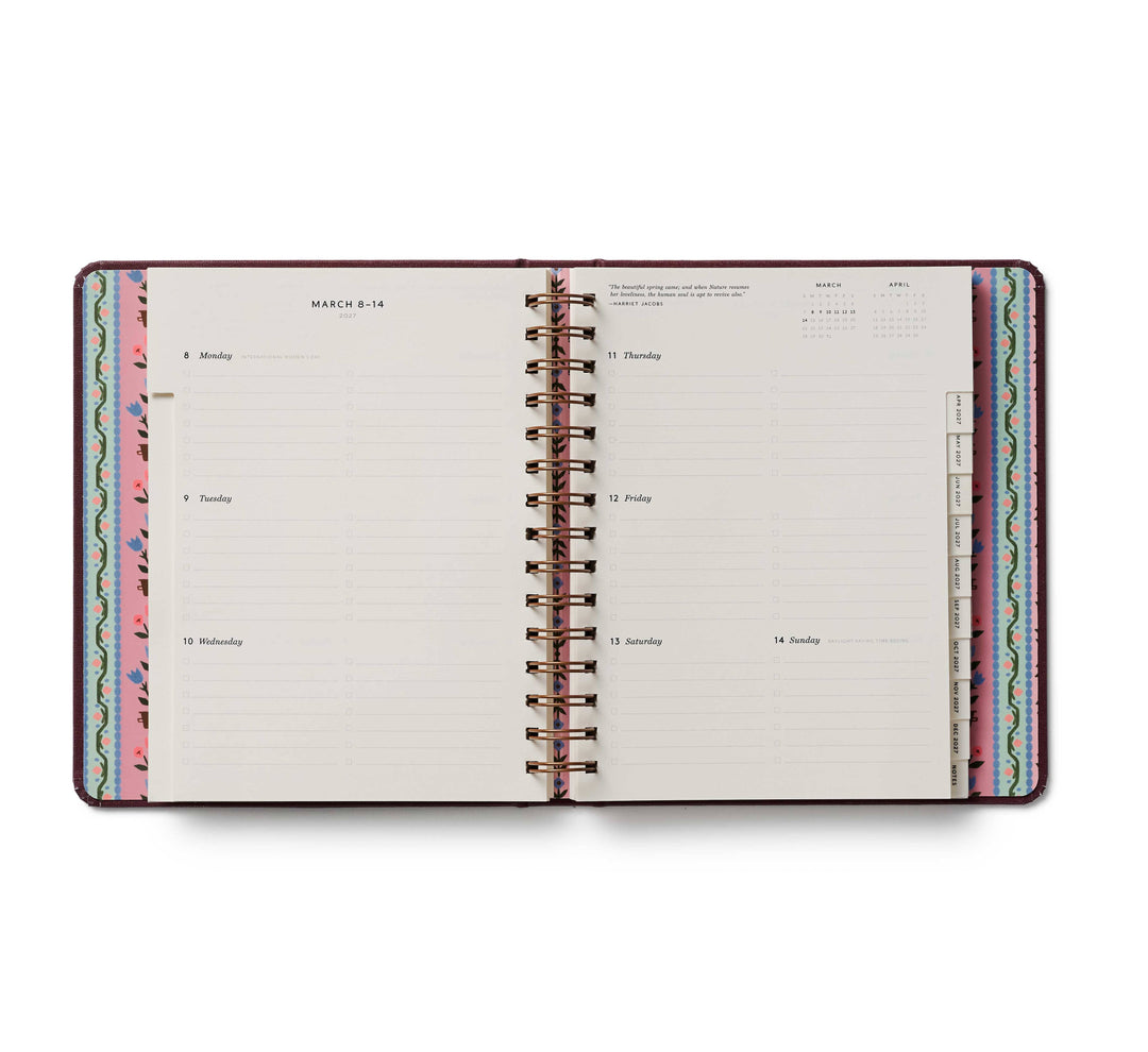 2027 Ladies Night Book Club 17-Month Covered Spiral Planner