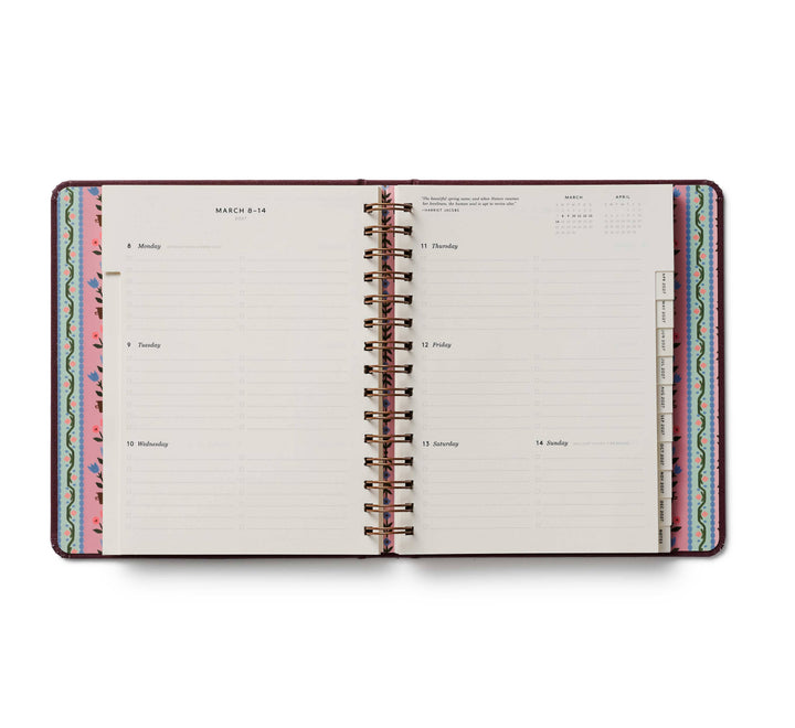 2027 Ladies Night Book Club 17-Month Covered Spiral Planner