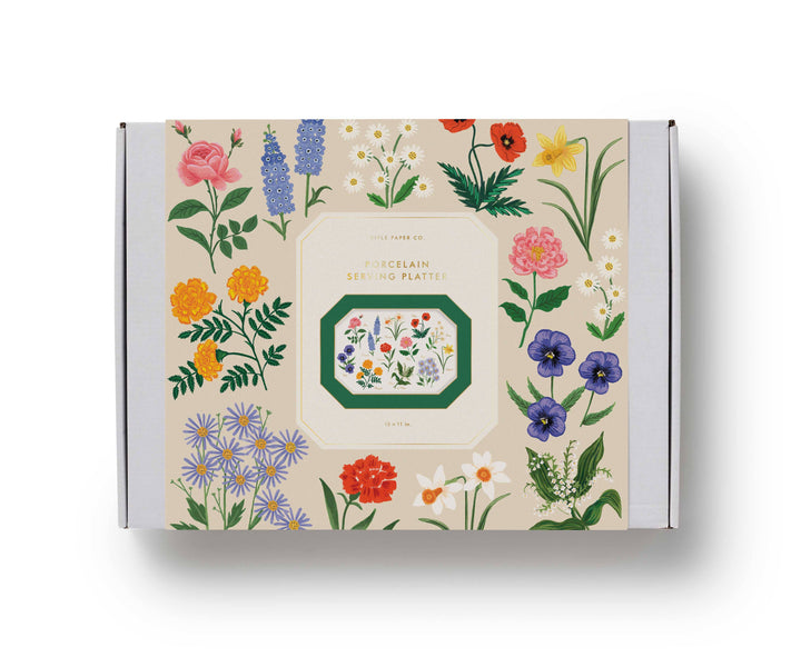 Garden Study Large Porcelain Serving Platter