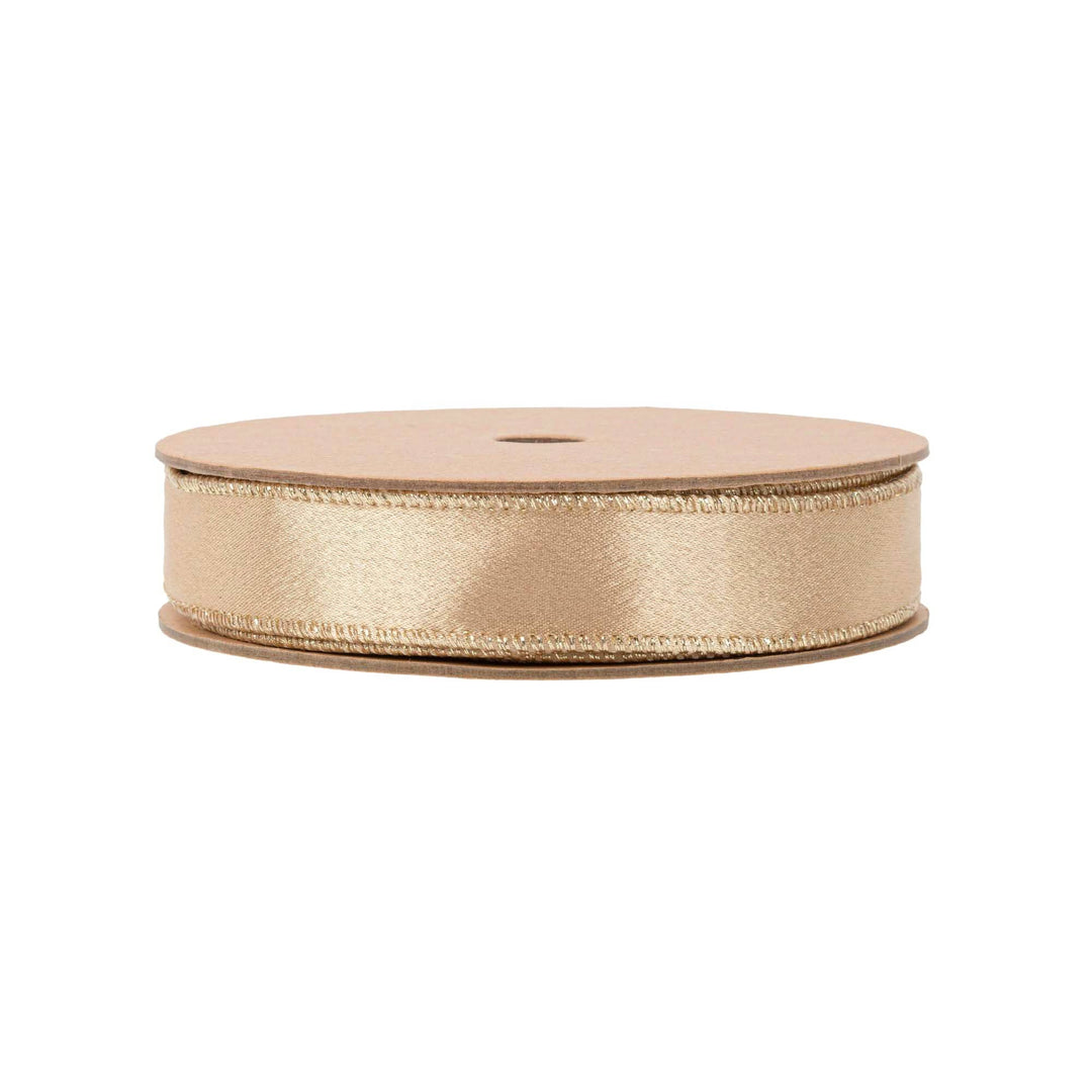Gold Shimmer Satin Ribbon 10 Yd