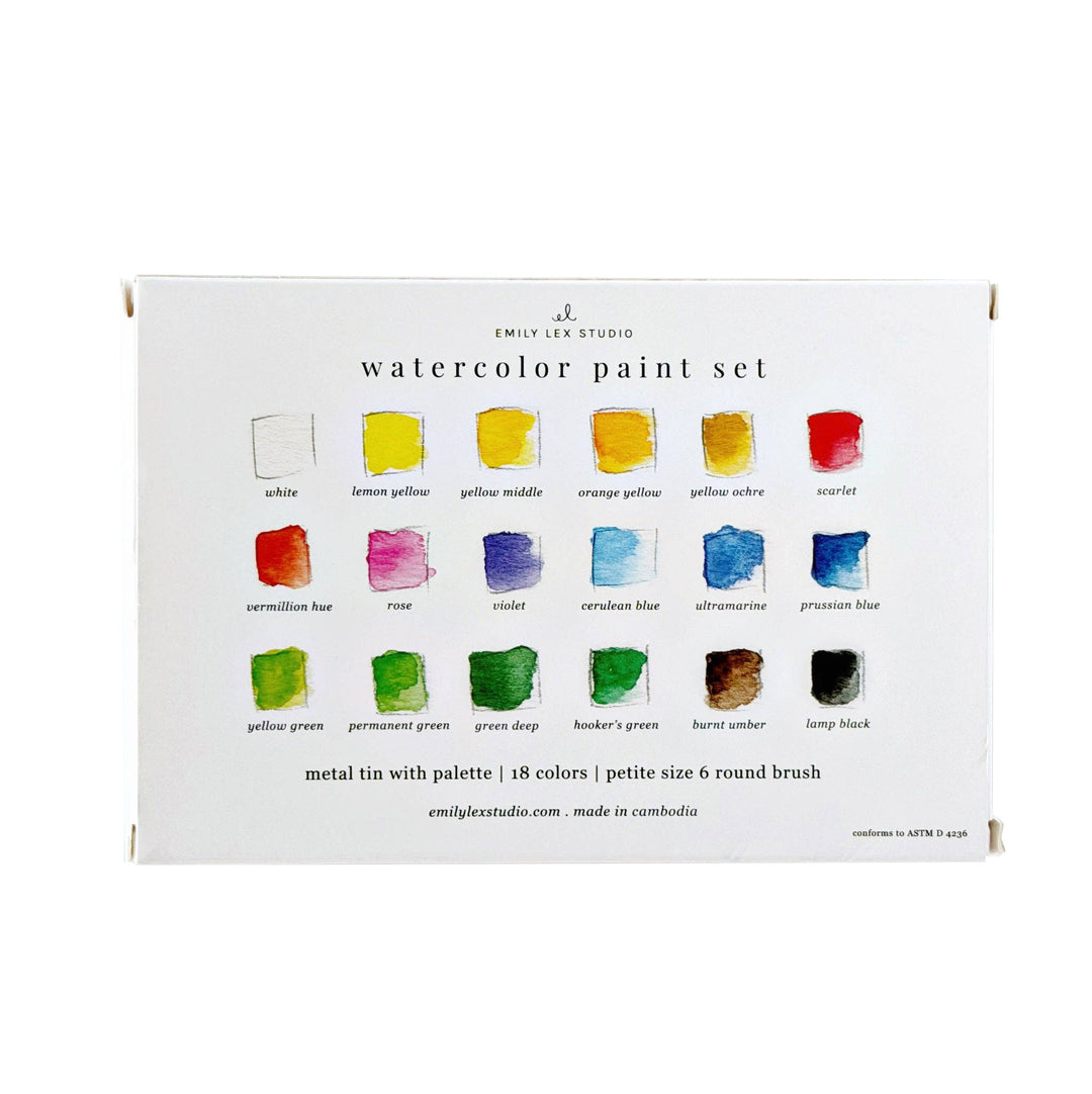 Watercolor Paint Set