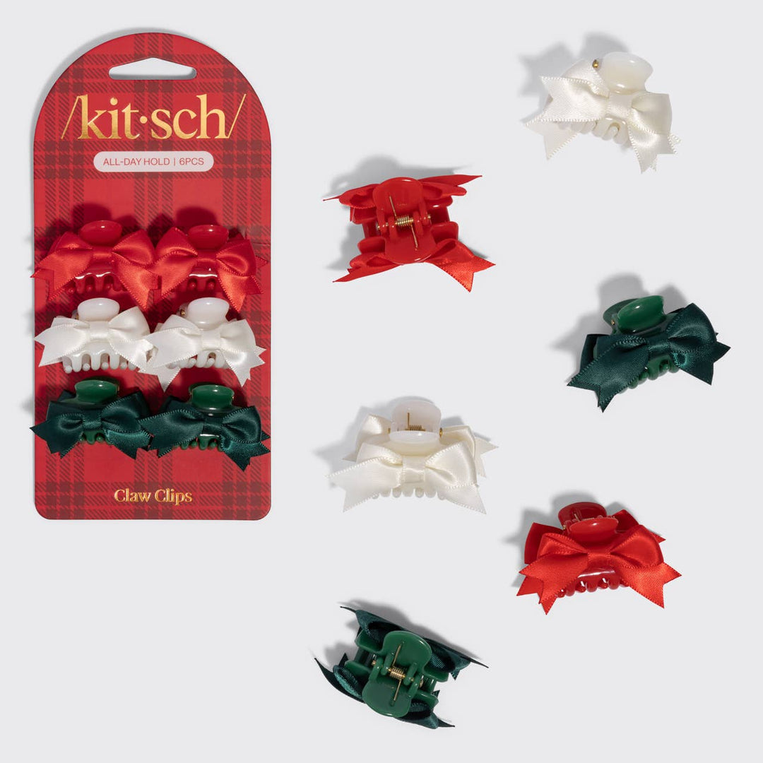 Holiday Mini Claw Clips Set
