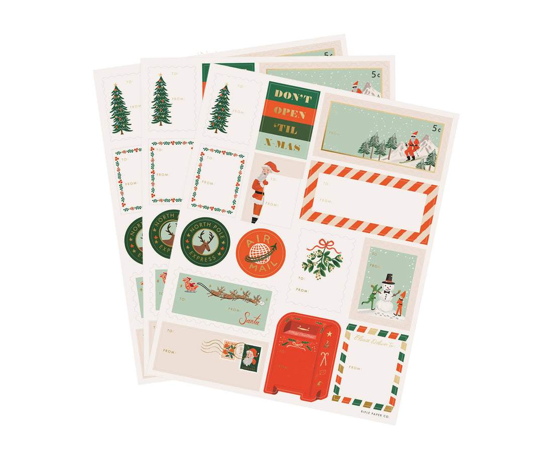 Santa’s Workshop Stickers & Labels
