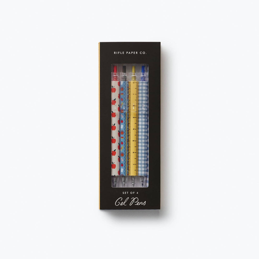 Schoolhouse Gel Pen, Set of 4