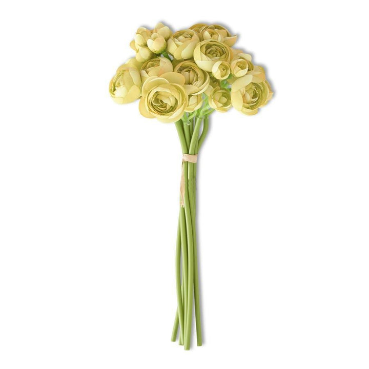 11" Yellow Mini Ranunculus Bundle