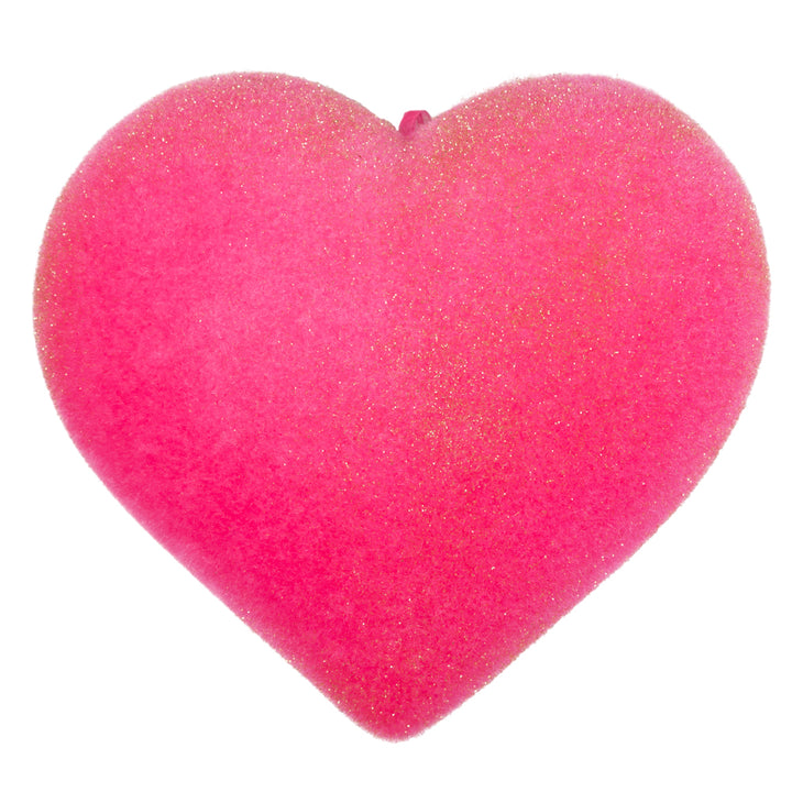 12" Flocked Heart