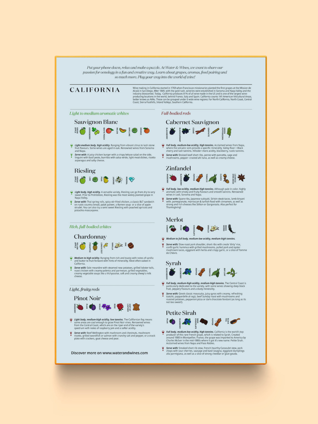 California Wine Puzzle