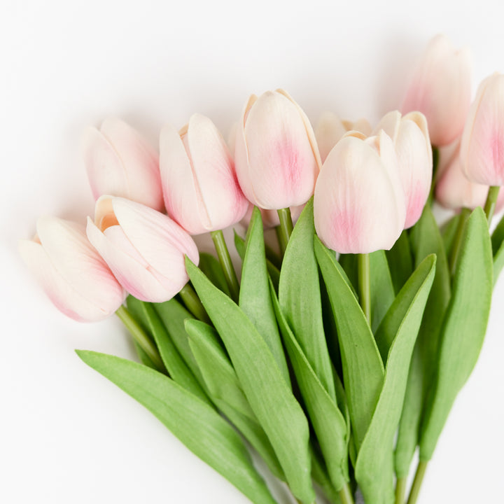 13" Pink Real Touch Tulip Bundle