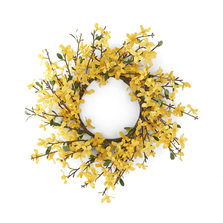 18" Forsythia Wreath