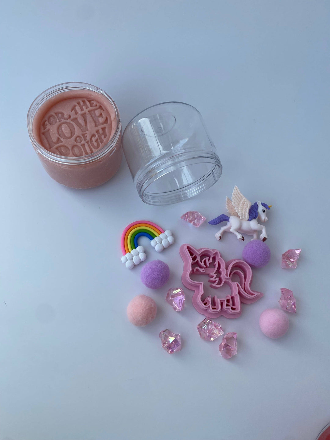 Unicorn Rainbow Sensory Dough Double Jar