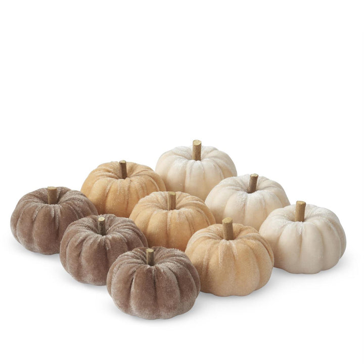 2.5" Velvet Pumpkin