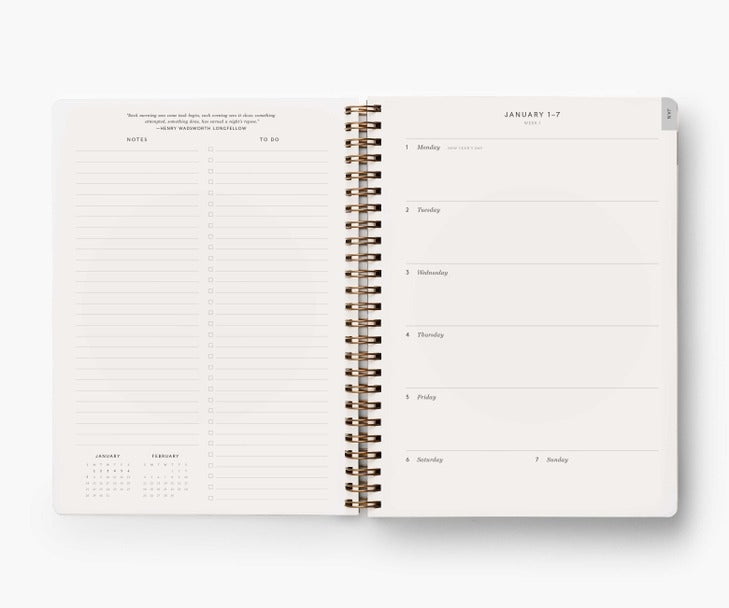 2024 Flores 12 Month Softcover Planner