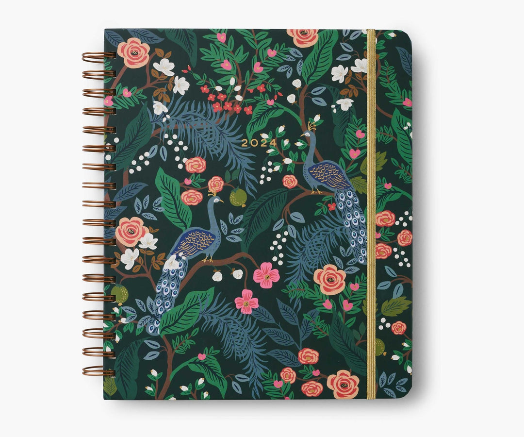 2024 Peacock 12 Month Hardcover Planner