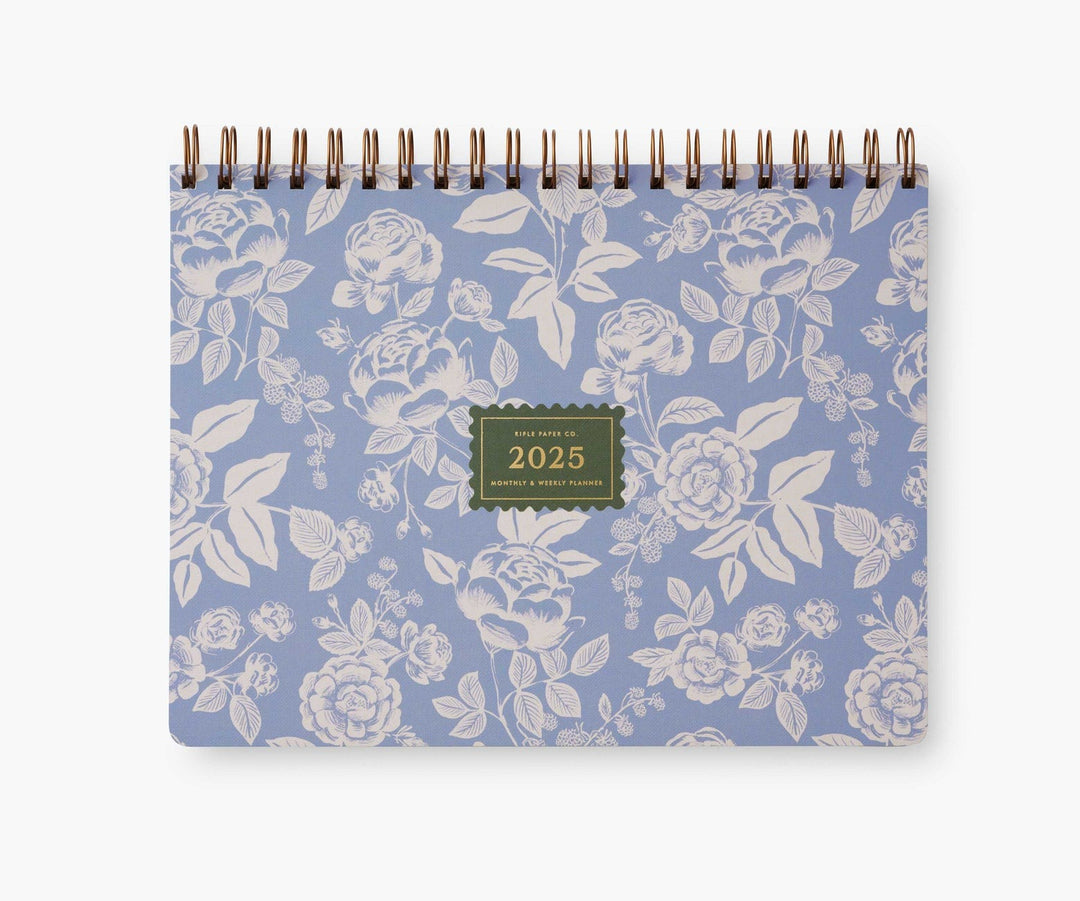 2025 English Rose 12 Month Planner