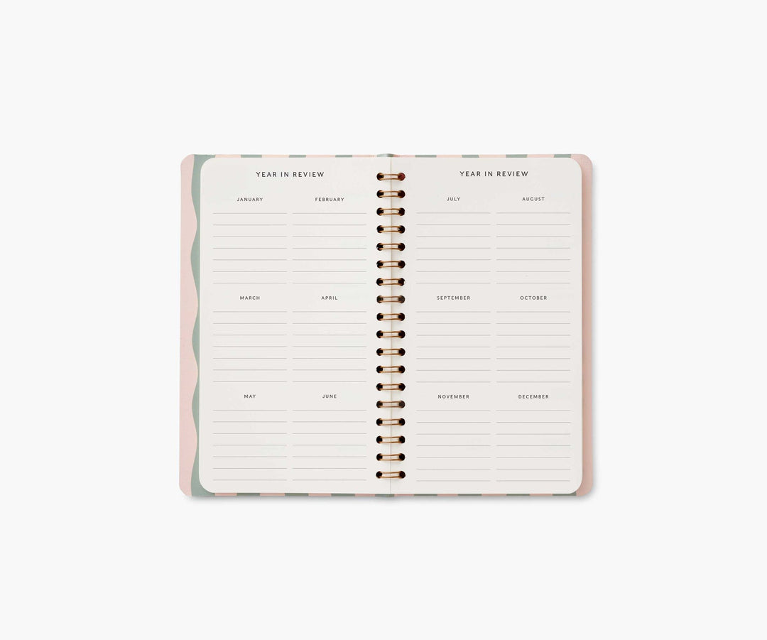 2025 Roses Spiral Pocket Planner