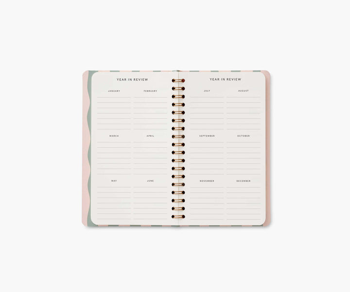 2025 Roses Spiral Pocket Planner