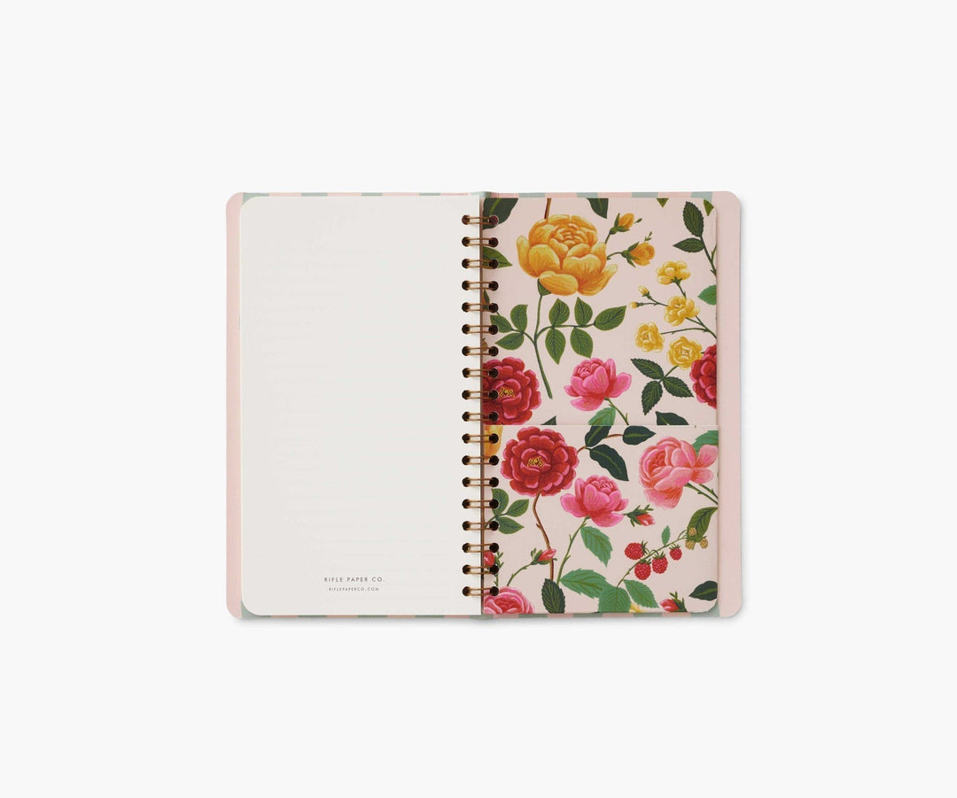 2025 Roses Spiral Pocket Planner