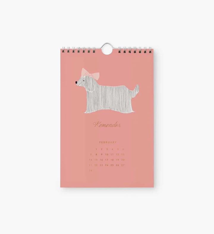 2027 Dog of the Month Kitchen Calendar (6x9)