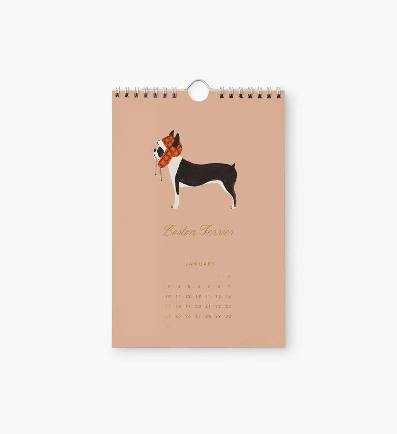 2027 Dog of the Month Kitchen Calendar (6x9)