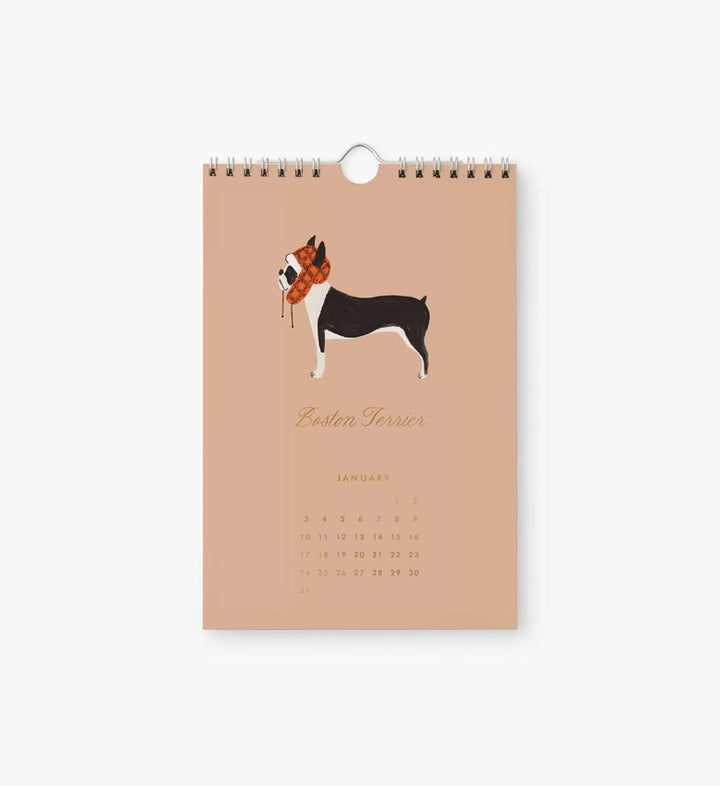 2027 Dog of the Month Kitchen Calendar (6x9)