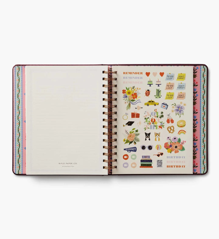 2027 Ladies Night Book Club 17-Month Covered Spiral Planner