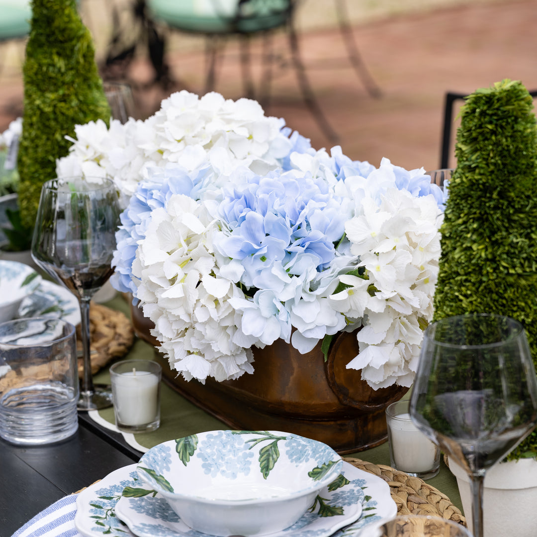 20" Real Touch White Hydrangea Spray