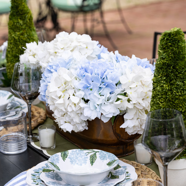 20" Real Touch White Hydrangea Spray