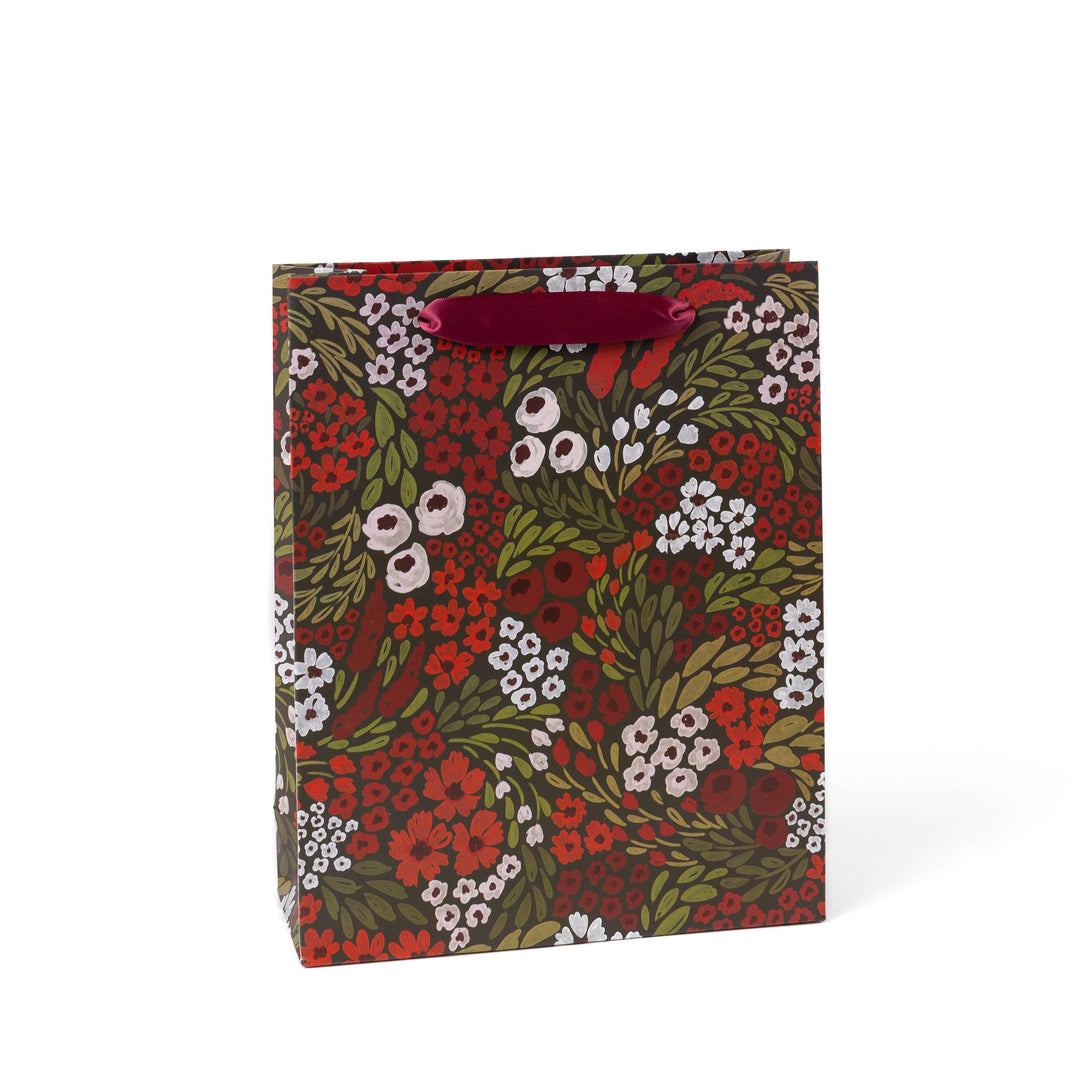 Christmas Floral Gift Bag