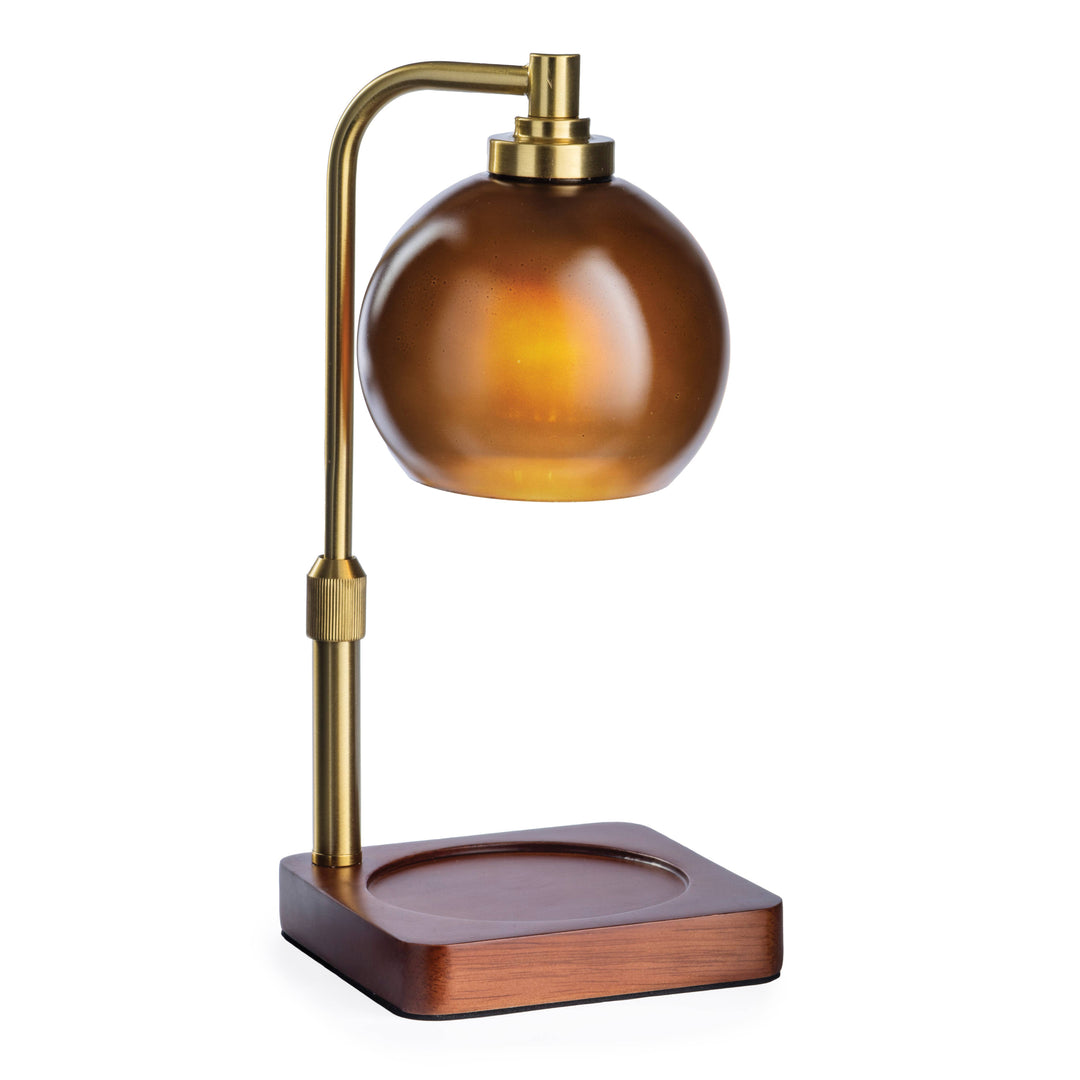 Amber Sphere Candle Warmer Lamp