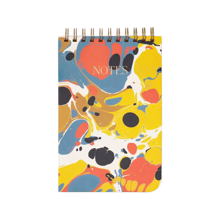 Abstract Marble Top Spiral Notebook