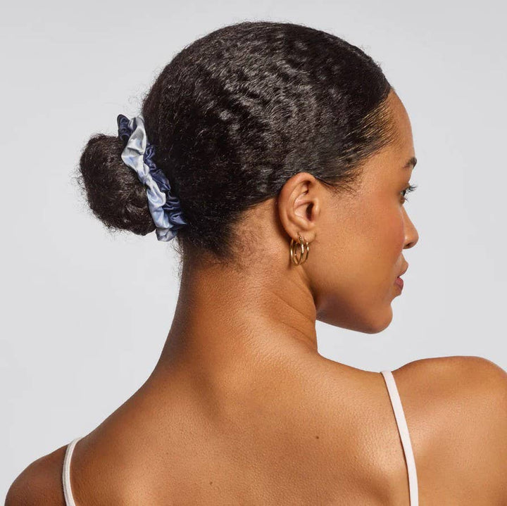 Garden Bouquet Satin Scrunchies, Set of 5