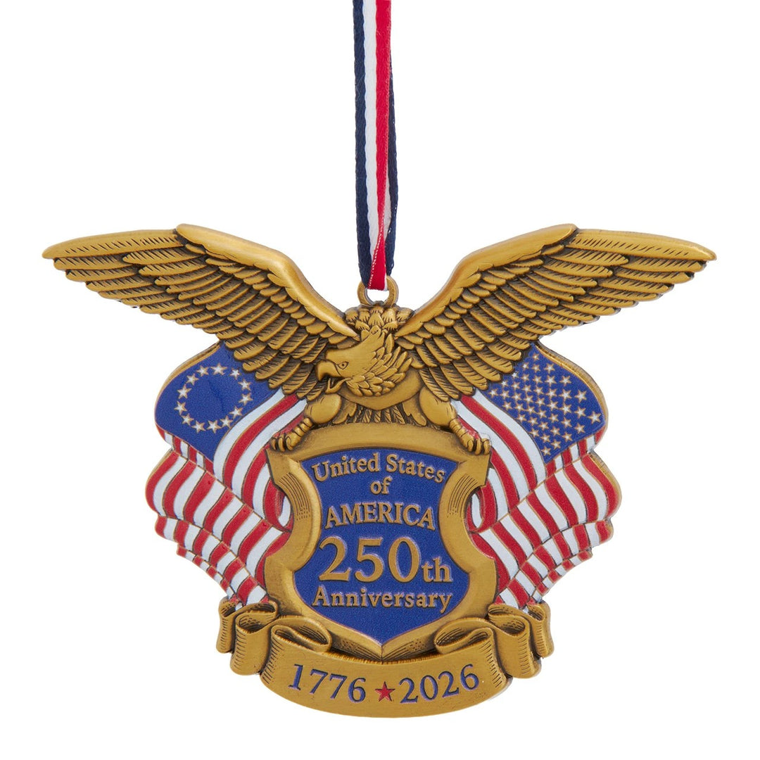 250th USA Metal Ornament
