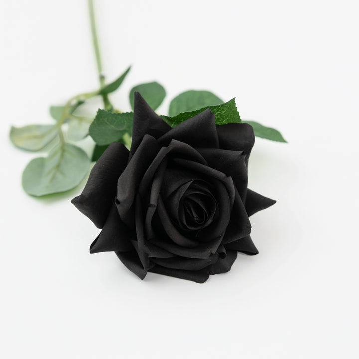 25" Black Rose