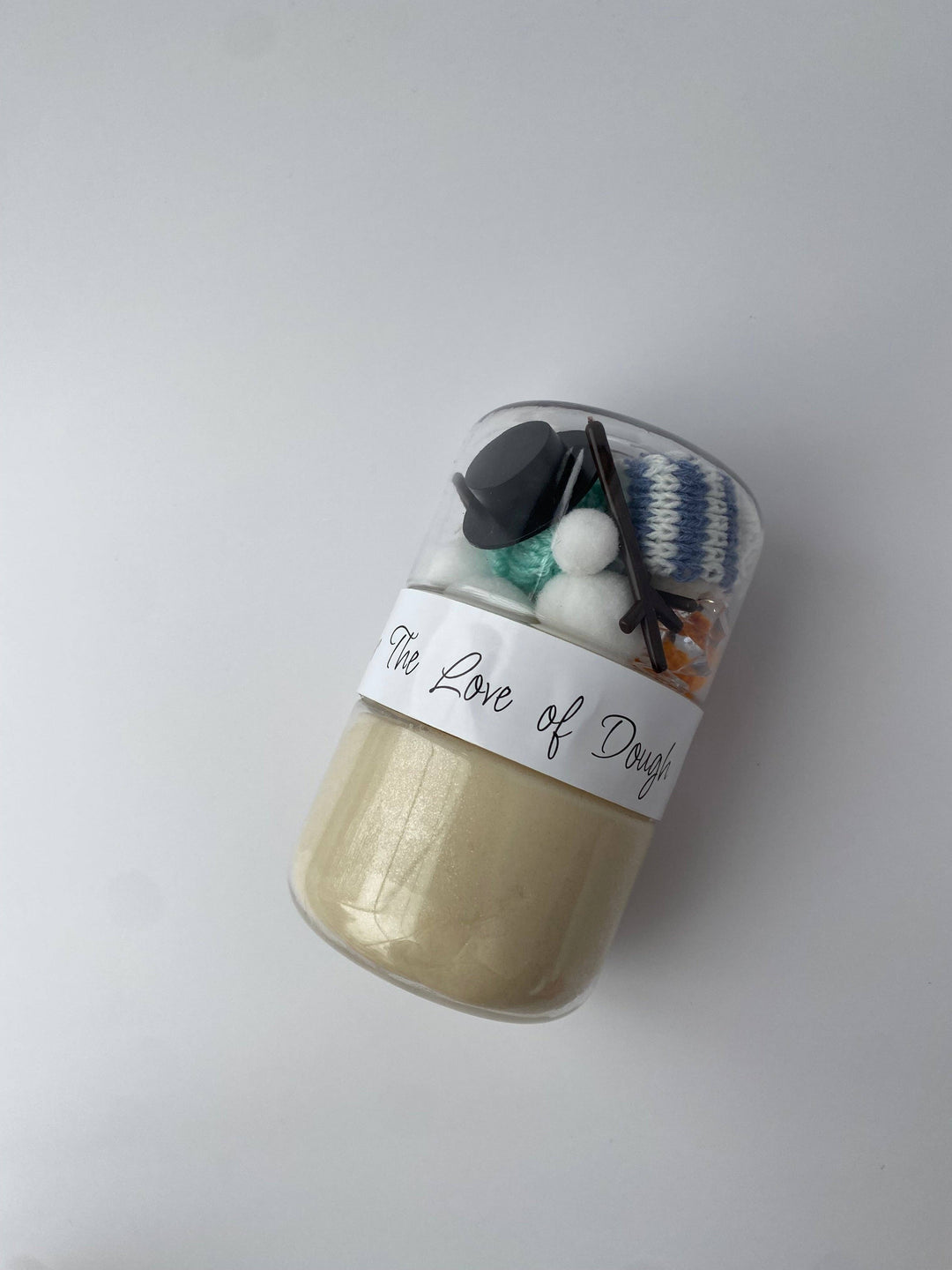 Build-A-Snowman Sensory Dough Double Jar