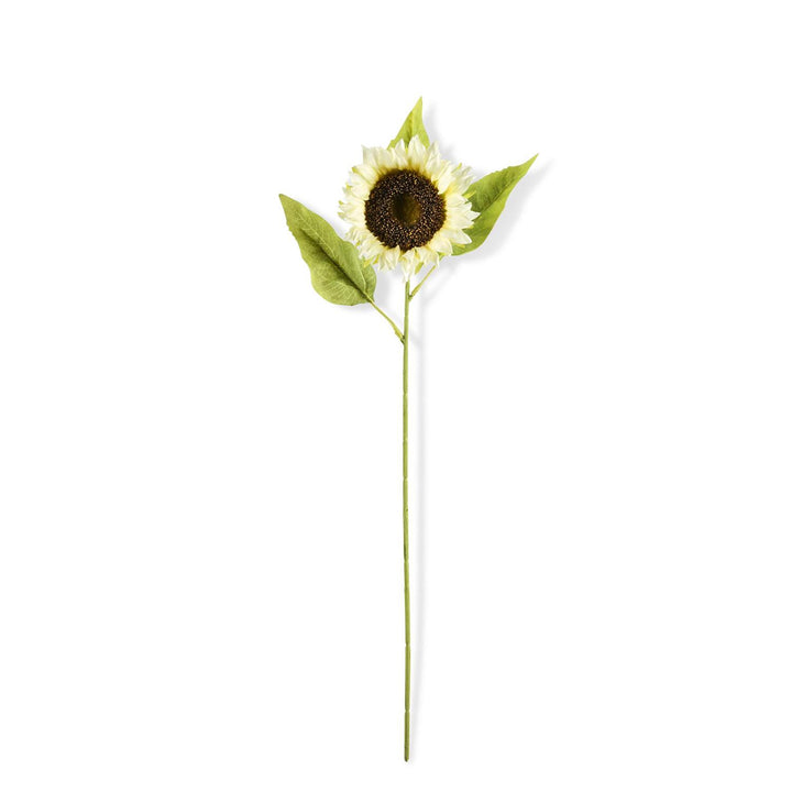 28" Cream Sunflower Stem