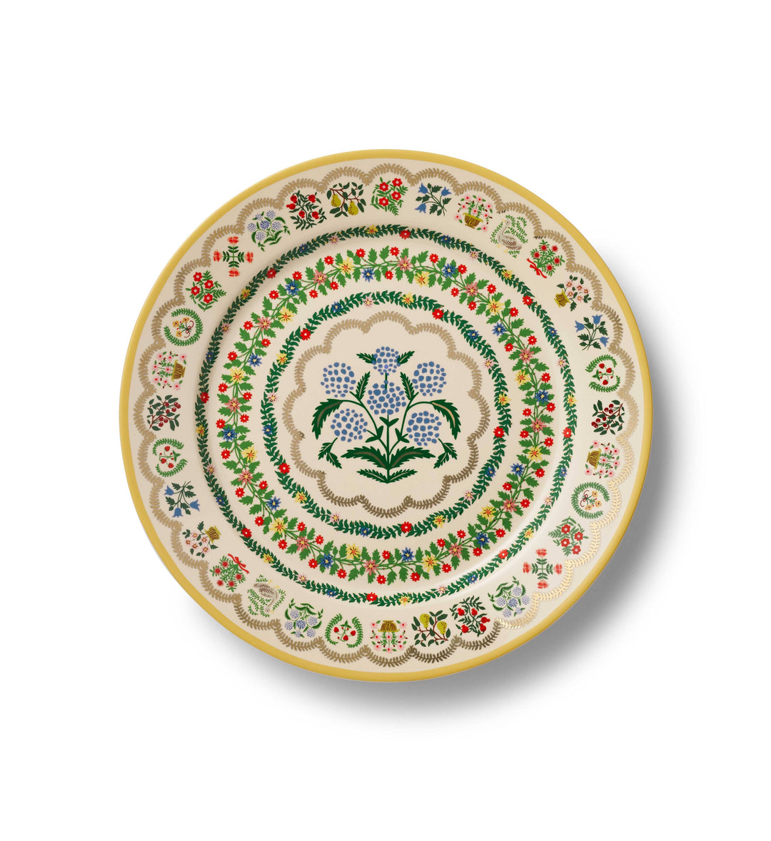 Rosette Porcelain Dinner Plate, Set of 4