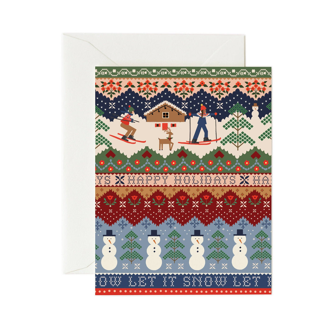 Ski Chalet Card