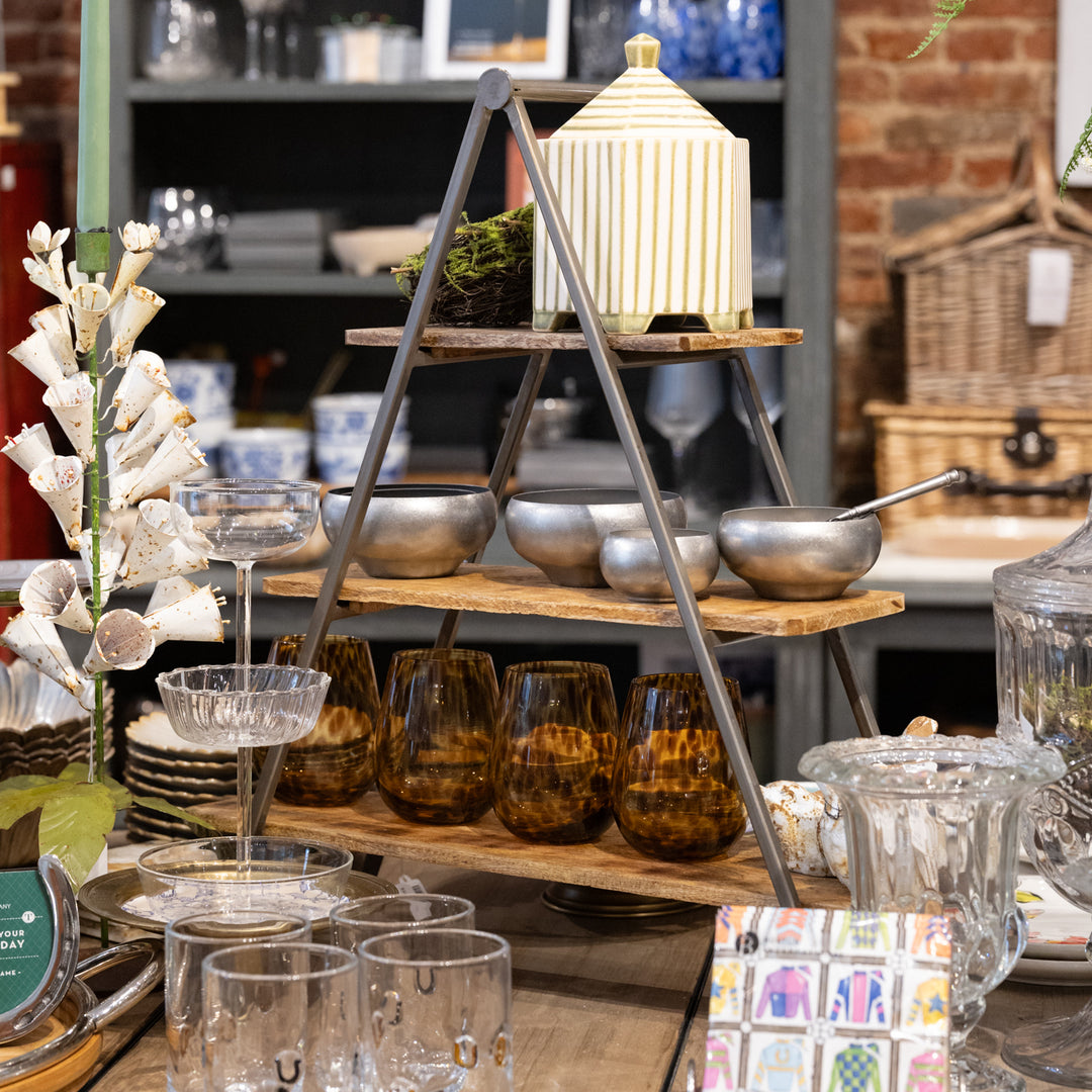 3-Tier Folding Serving Ladder
