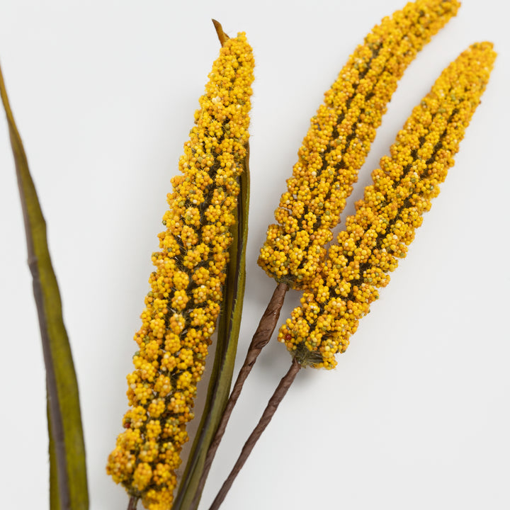 30" Yellow Rice Spray