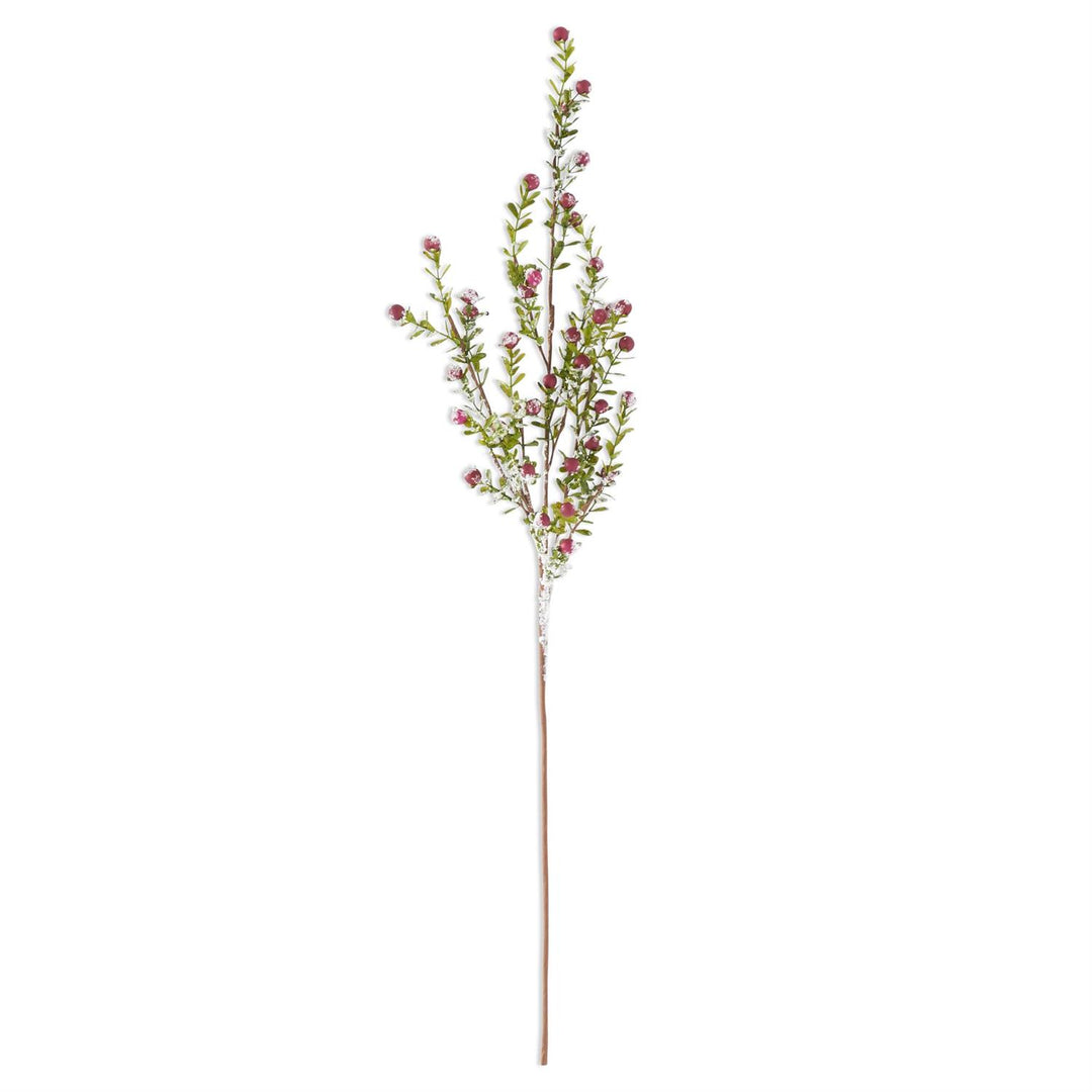 30" Snowy Berry Branch