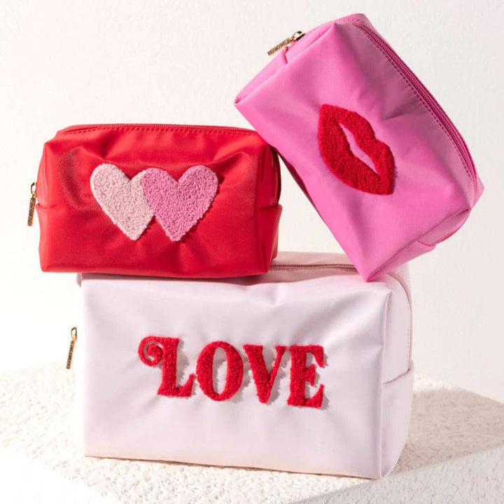 Hearts Cosmetic Pouch